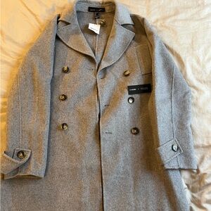 Barney’s NY x Forever 21 Ankle Length Peak Coat